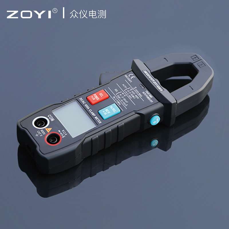众仪全自动钳形万用表ZT-QB1电工数字高精度全档位防烧电流表