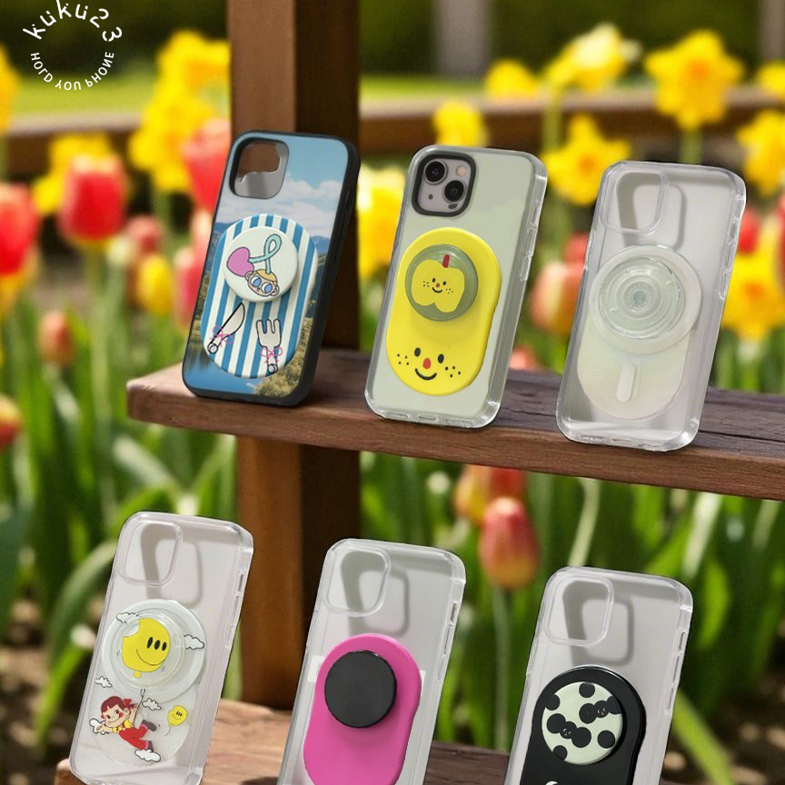 KK23印花椭圆啪嗒信号灯绿很多笑脸霓虹粉腰果花磁吸桌面支撑支架