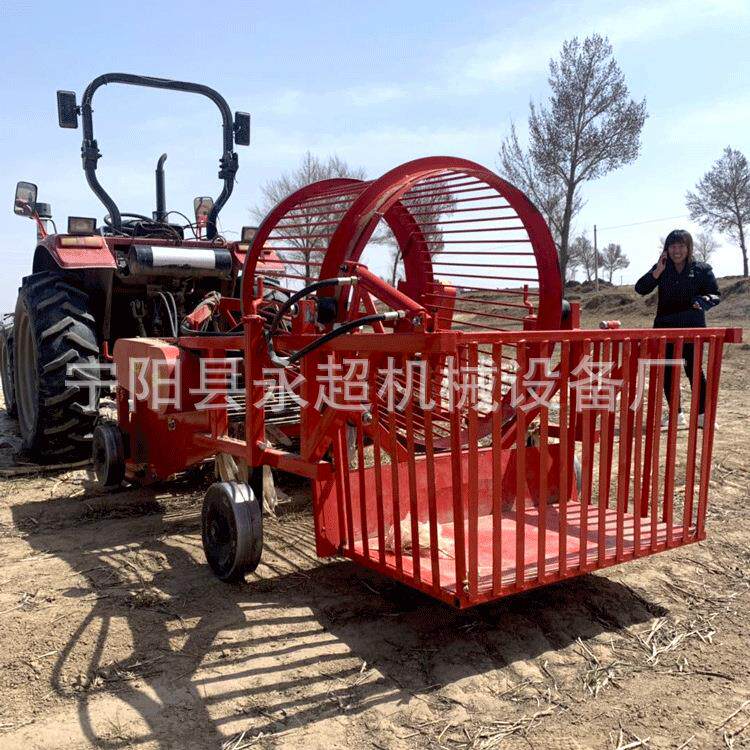 地膜捡拾机农用残膜回收机滚筒式残膜回收机