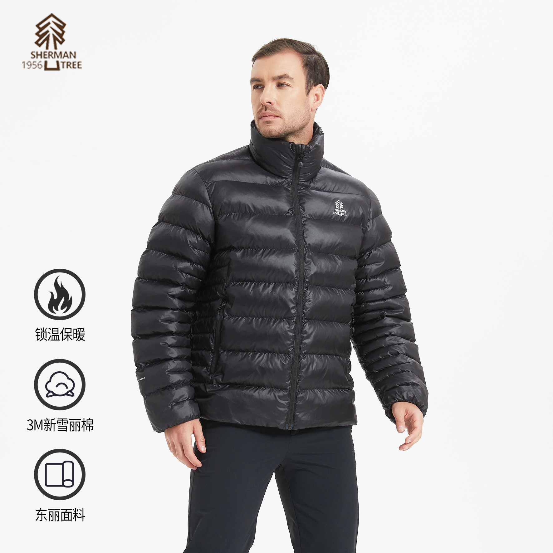 秋冬运动防风棉服SHERMANTREE