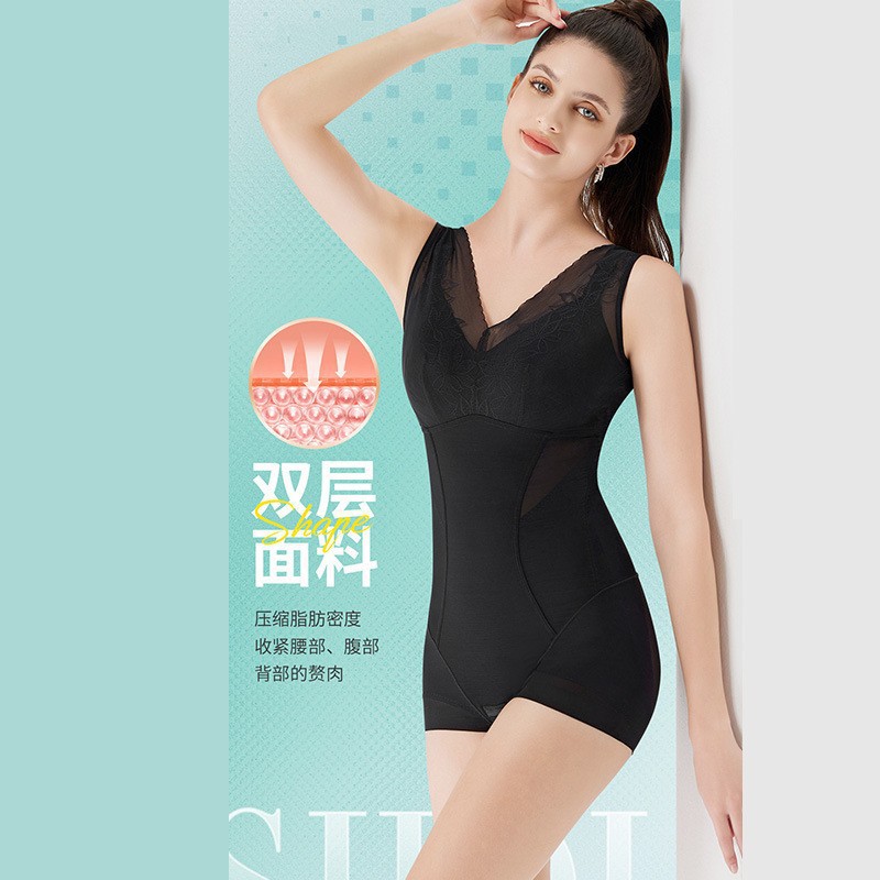 SPANX官网连体塑身衣女性感紧身瘦身大码收腹束腰提臀产后塑形美