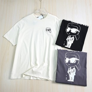 26棉质前刺绣后胶印休闲宽松圆领短袖 T恤 好货 男装