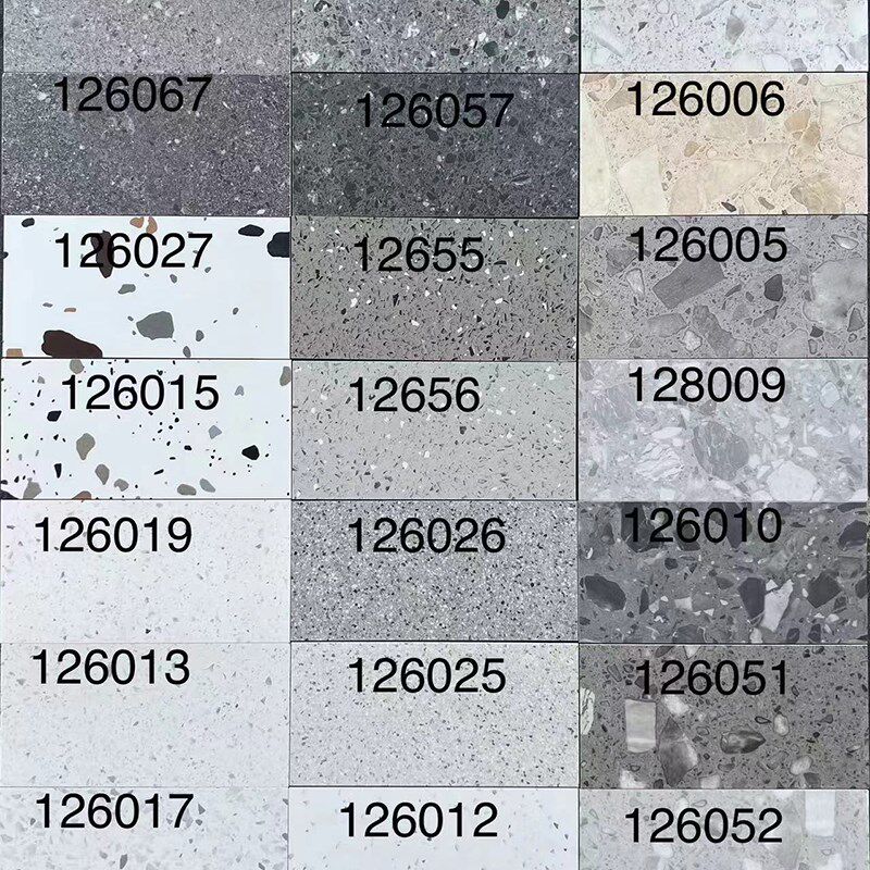 彩色水磨石瓷砖600x1200客餐厅灰色防滑地砖商场服装店工装仿古砖