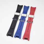 适配G卡钢铁之心GST 410硅胶手表带男表链 W300 B100 S110