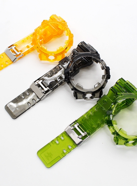 适配卡西欧手表壳表带5522 GA700SK/SKE/7A/710/735冰韧套装