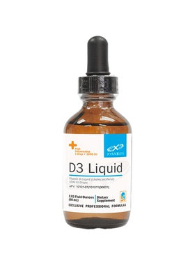 维生素D3滴剂  Liquid 60ml/瓶 每滴含量D1000IU XYMOGEN健氏