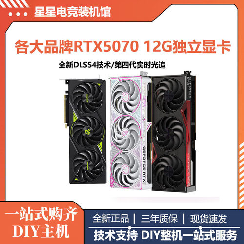 七彩虹 华硕技嘉万丽一线品牌507012G系魔刃战斧豪华电竞游戏显卡