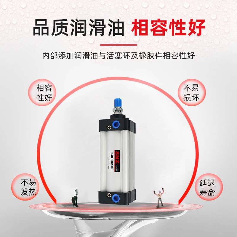 标准气动气缸SAU32X40X50X63X75X100X125X150X75-800S