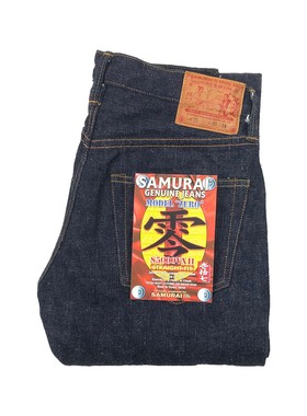 日本SAMURAI JEANS武士 S5000VXII 17oz新零武士道修身直筒牛仔裤