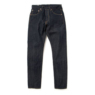 日本STUDIO D'ARTISAN小猪14oz左斜纹布D1818高腰宽松锥型牛仔裤
