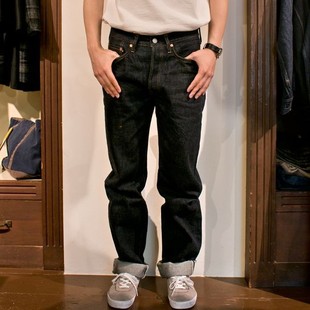 Studio D'Artisan小猪45周年德州棉SP-085石川台常规直筒牛仔裤