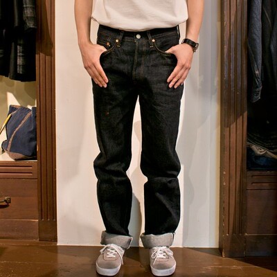 Studio D'Artisan小猪45周年德州棉SP-085石川台常规直筒牛仔裤