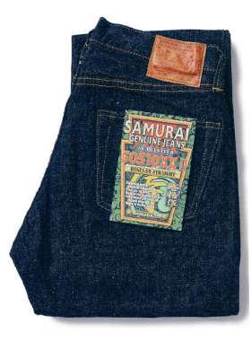 日本Samurai武士S0510XXII定番15oz OTOKOGI常规直筒型牛仔裤