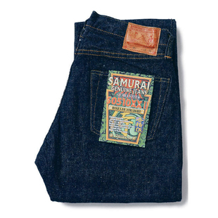 日本Samurai武士S0510XXII定番15oz OTOKOGI常规直筒型牛仔裤