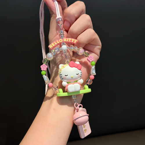 正版HelloKitty汽车挂件卡通可爱车载装饰品创意女生包包挂饰礼物