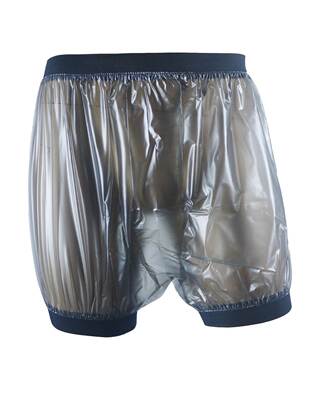 ADULT BABY incontinence PLASTIC PANTS Transparent塑料平角裤