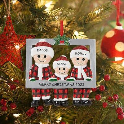 Christmas Pendant DIY Personal Family Christmas Decorations