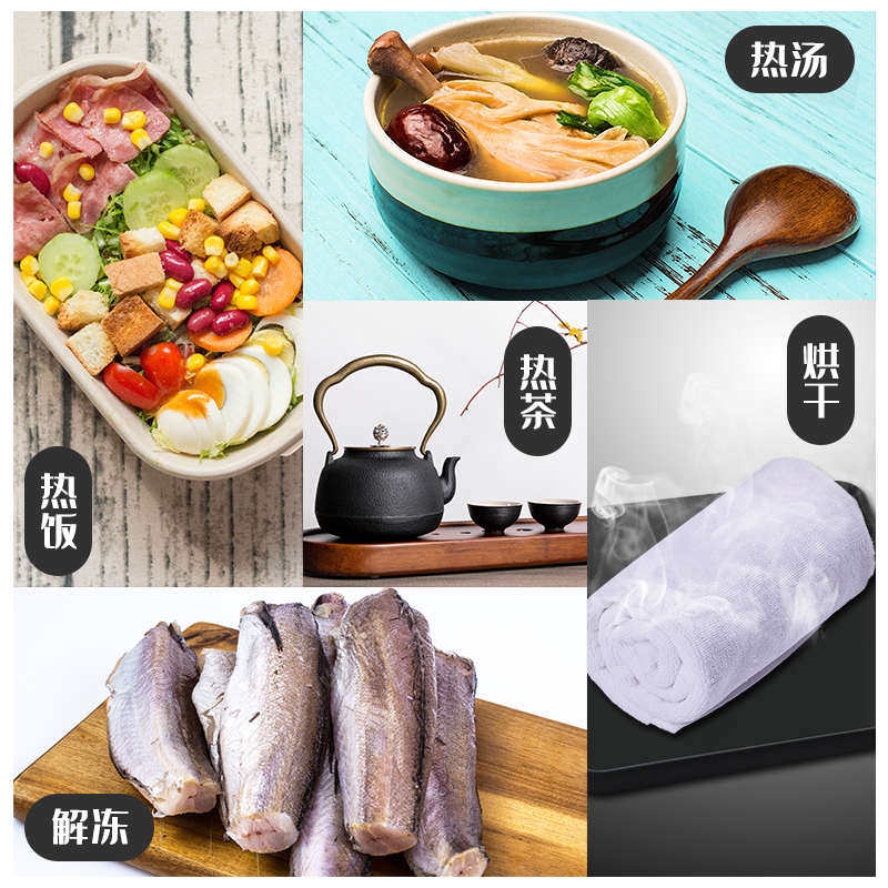三挡调恒温加热饭盒杯垫办公室家用小型保温饭菜板热奶神器解冻机