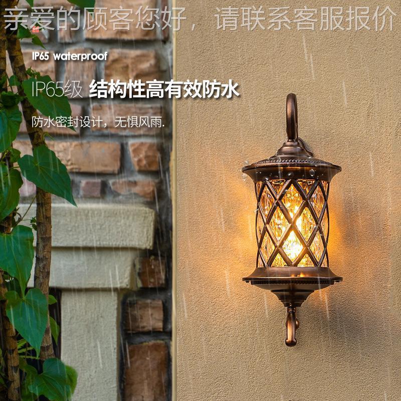 别户外灯防水菠萝壁灯大门庭院灯欧式复古室外墅花园创意口壁个性