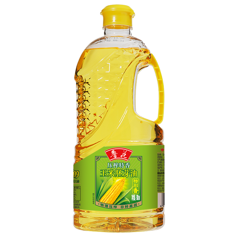 鲁花压榨特香玉米胚芽油900ml