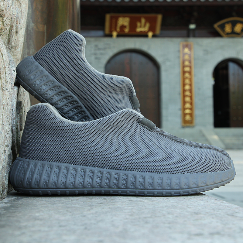 僧鞋二棉鞋毛绒软n底防滑保暖飞织面冬季出家人鞋师父鞋