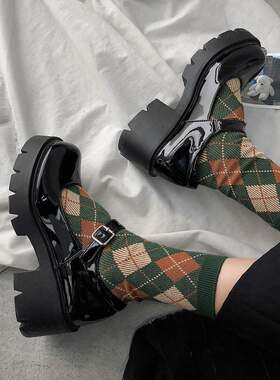 玛丽珍女学院风单鞋小皮鞋women Mary Jane loafers single shoes