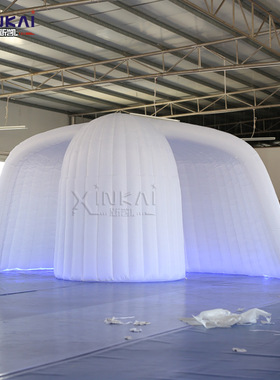 蜗牛款便携式照相亭 LED婚礼充气photo booth 充气照片工作室