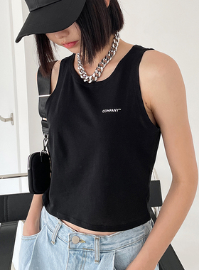 Mathieu韩国吊带背心女夏新款时尚宽松印花显瘦无袖上衣内搭外穿