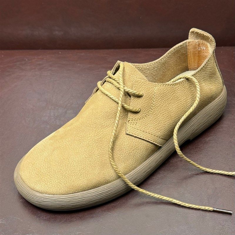 2025新款单层牛皮软底男鞋耐磨真皮透气复古休闲皮鞋男款大头单鞋,流行男鞋,休闲皮鞋,淘宝优惠券,粉丝福利购,淘宝优惠卷