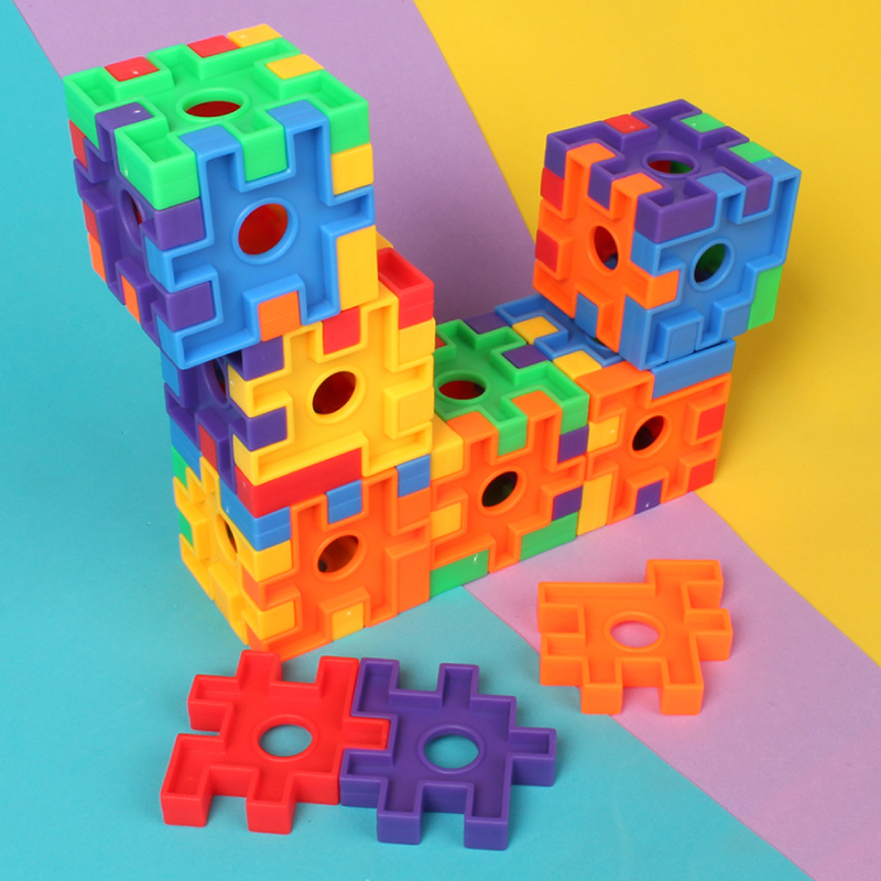 积木幼儿园益智i拼插拼图3到6岁儿童大块宝宝幼儿玩具1男孩2女孩4