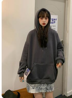 定PUZ制卫衣连帽班服同作学绣聚会服文印化衫工服订做长袖字logo