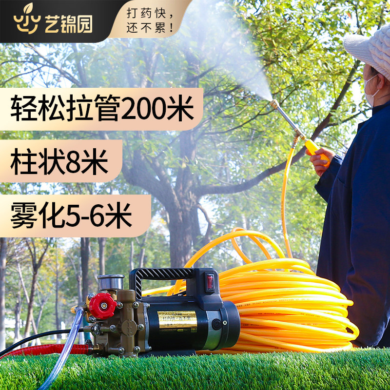 柱塞泵高压农用喷雾器12v打药泵自吸泵双缸药泵打果园水泵打药机