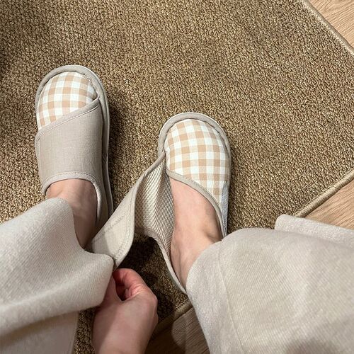 孕妇产妇大码月子鞋春秋款789月份家居J夏季薄款软底防滑包跟厚底