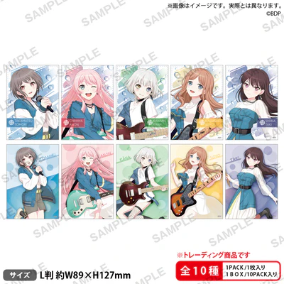 现货BushiroadMyGO跳跃版相纸盲盒随机发货