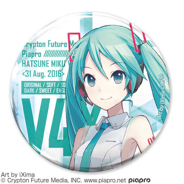 COSPAVOCALOID初音未来 V4X 65mm新绘徽章 初音