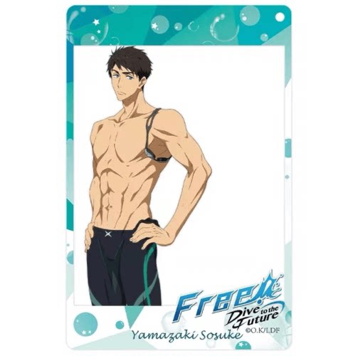 星河动漫正版Free男子游泳部周边七濑遥亚克力合影卡透卡