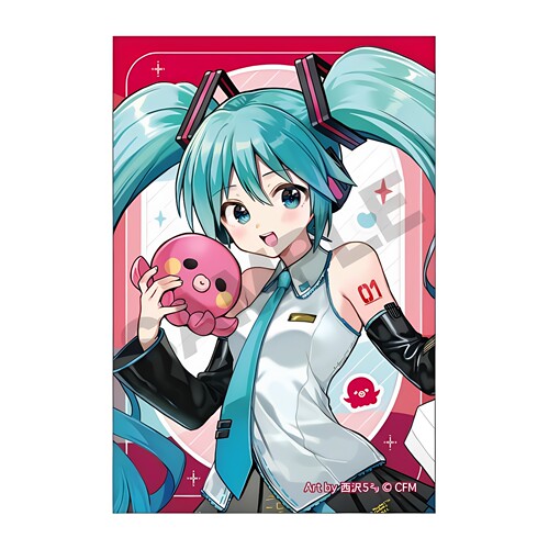 VOCALOID 初音未来 enjoy大阪2024方形冰箱贴可立徽章亚克力立牌