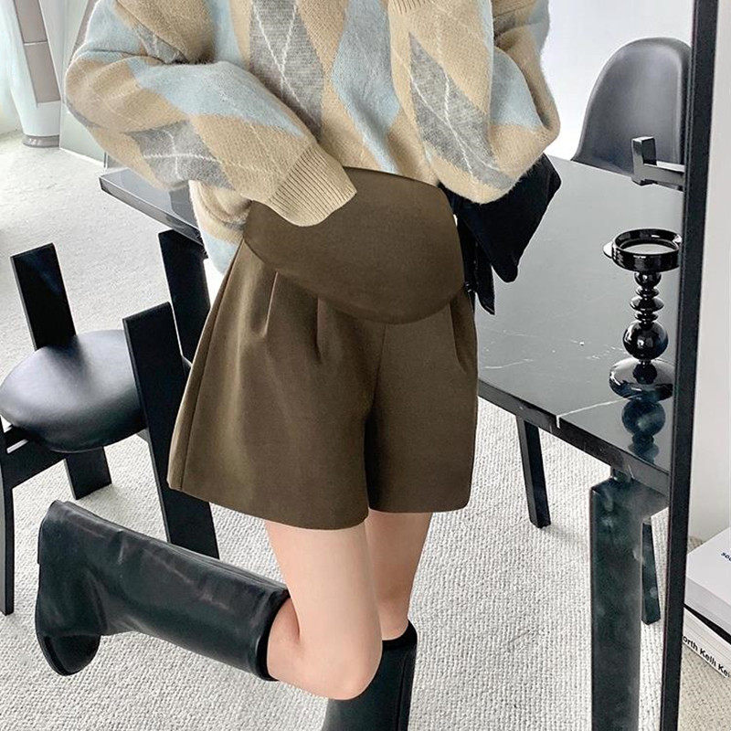 孕妇毛呢短裤秋冬外穿潮妈春秋休闲A字阔腿裤子冬季时尚打底靴裤,孕妇装/孕产妇用品/营养,孕妇打底裤,淘宝优惠券,粉丝福利购,淘宝优惠卷