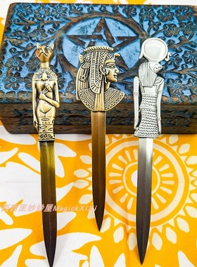 古典欧式拆信刀古埃及封口裁纸刀开箱刀创意精美办公礼品日常摆件