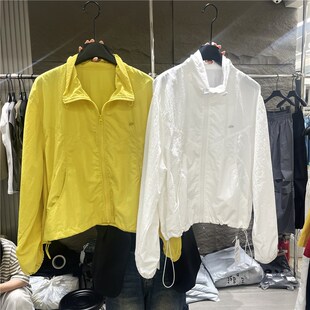 设计感减龄防晒衣开衫 917 小众时尚 韩版 立领纯色显瘦短外套女 夏季