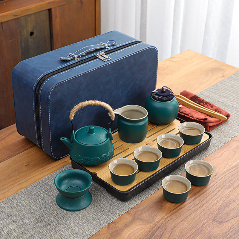 功夫茶具套装旅行茶具茶壶茶杯简约办公客厅家用便携泡茶盘小茶台,餐饮具,旅行茶具,淘宝优惠券,粉丝福利购,淘宝优惠卷