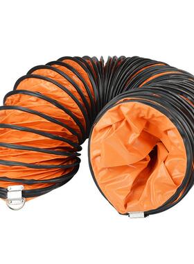 伸缩通风软管道 PVC尼龙塑料帆布螺旋 抽油烟鼓送排风机软管250mm