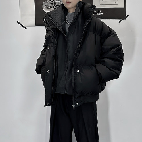 逸古森服饰捡漏韩版假两件棉衣