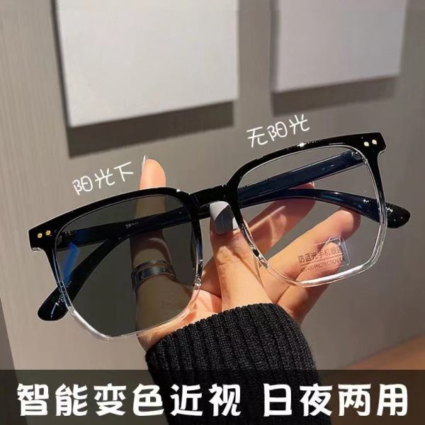 日夜两用平专用度数变色骑车防风眼镜防骑行护目镜虫太阳镜无光飞