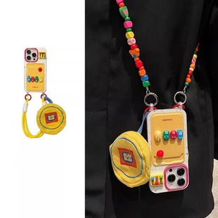 多巴胺立体M豆适用三星s25ultra手机壳s24+卡包s23fe高级a04sins韩a13手链a16防摔a25硅胶a36保护套a52s/a56