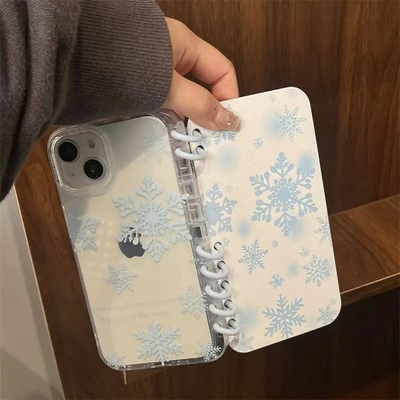 翻盖雪花适用三星s25ultra手机壳