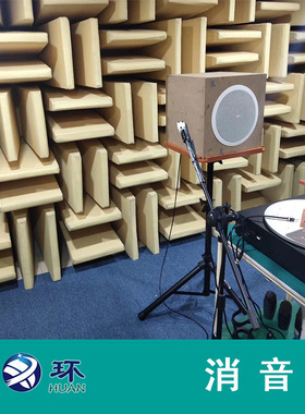 静环声学家用电器声学测试专用消音室 本底噪音15dB以下 消声室
