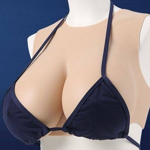 圆领义乳硅胶假胸低领主直播