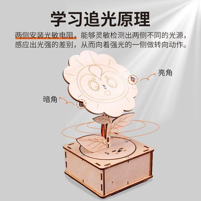 留声机音乐盒材料木质DIY手工儿童科学实验科技小制作模型益智