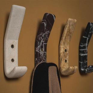 mooli 饰挂钩 home 洞石墙面衣帽架玄关浴室挂钩侘寂风高档轻奢装